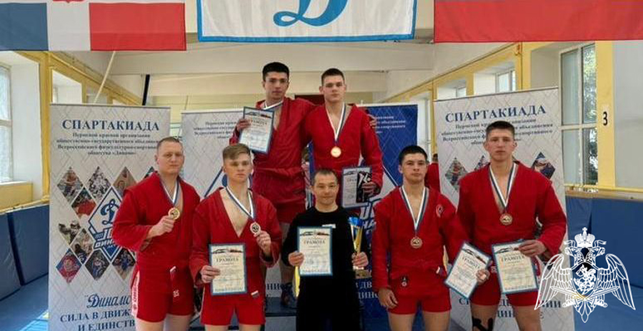 Военнослужащие Пермского военного института приняли участие в чемпионате ПКО ОГО ВФСО «Динамо» по самбо