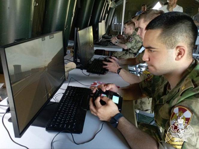 Команда Пермского военного института «Парма» приняла участие в соревновании «Кибердром»