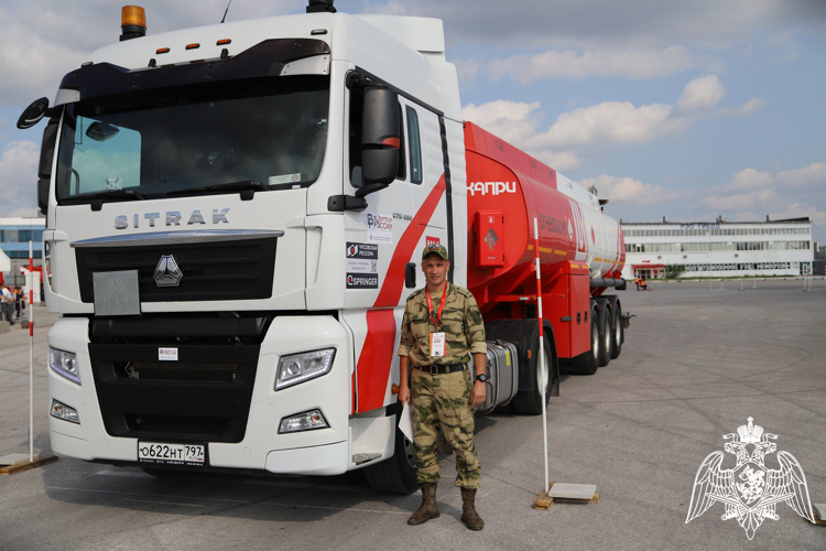 Военнослужащие Пермского военного института войск национальной гвардии Российской Федерации приняли участие во всероссийском конкурсе «Лучший водитель России» 2024