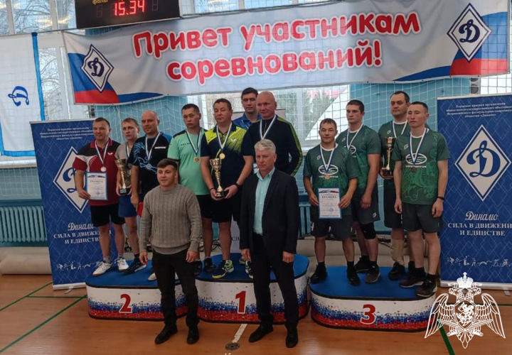 Военнослужащие Пермского военного института приняли участие в чемпионате ПКО ОГО ВФСО «Динамо» по настольному теннису