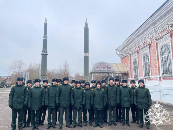 Курсанты 1 курса факультета (ракетно-артиллерийского вооружения) посетили музей пермской артиллерии
