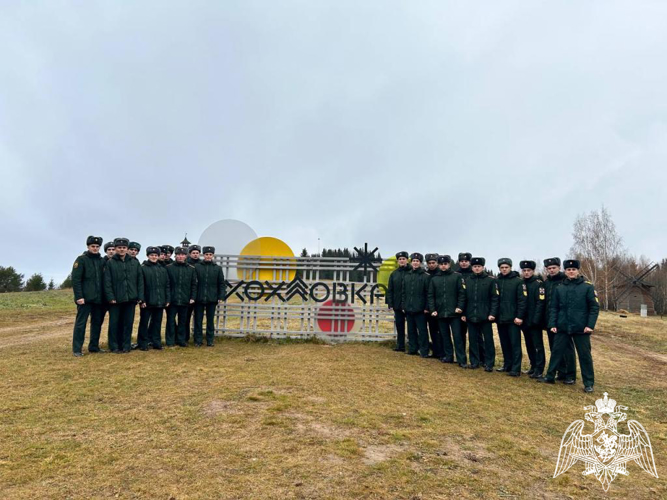 Курсанты факультета (ракетно-артиллерийского вооружения) посетили архитектурно-этнографический музей «Хохловка»