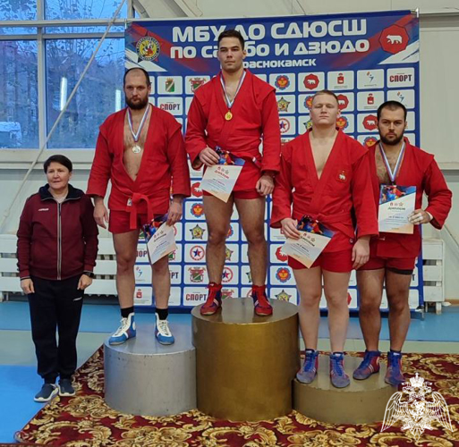 Военнослужащие Пермского военного института приняли участие в чемпионате Пермского края по самбо