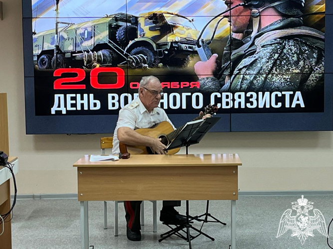 С курсантами факультета (связи) проведено культурно-досуговое мероприятие, приуроченное ко Дню военного связиста