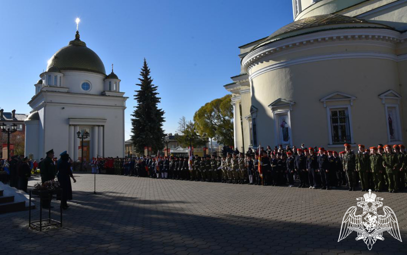 Начальник военного института полковник Филипп Сиволапов принял участие в торжественном мероприятии, посвященном принятию клятвы кадетами движения «Гвардейская смена» Удмуртской Республики
