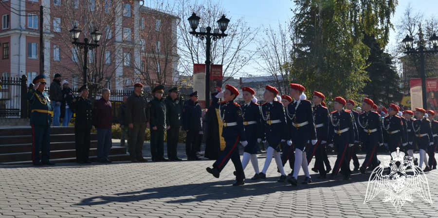 Начальник военного института полковник Филипп Сиволапов принял участие в торжественном мероприятии, посвященном принятию клятвы кадетами движения «Гвардейская смена» Удмуртской Республики