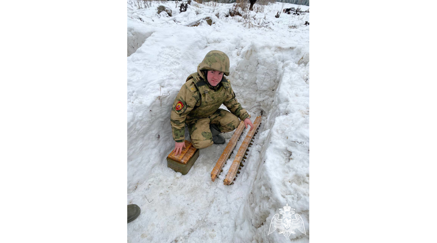 С курсантами Пермского военного института проведена учебная практика (в проведении взрывных работ)