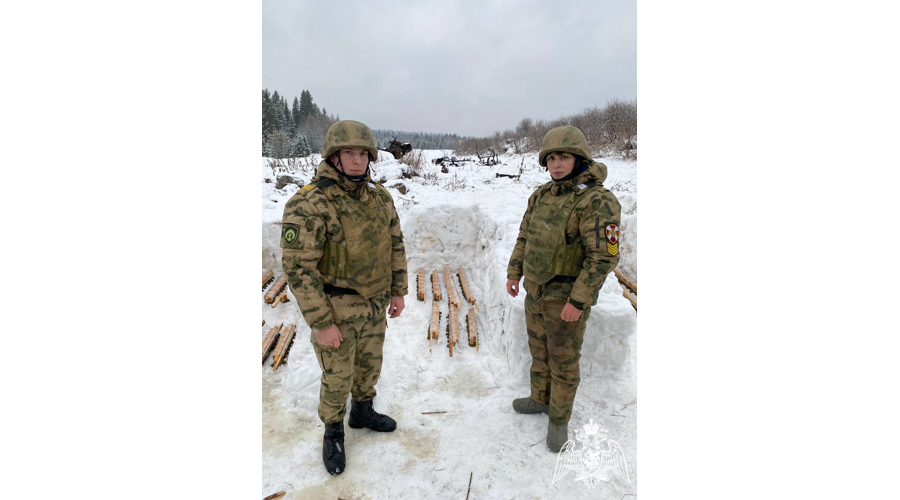 С курсантами Пермского военного института проведена учебная практика (в проведении взрывных работ)