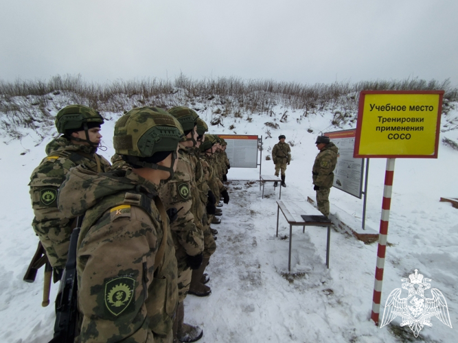 С курсантами Пермского военного института проведено практическое занятие