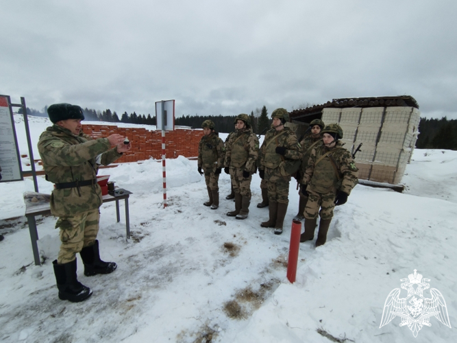 С курсантами Пермского военного института проведено практическое занятие