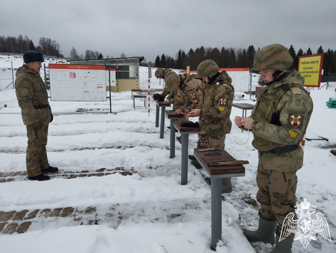 С курсантами Пермского военного института проведена учебная практика (в проведении взрывных работ)