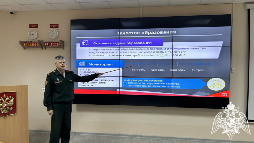 На кафедре связи факультета (связи) проведена межкафедральная научно-методическая конференция «Современные подходы к образовательной деятельности в военных образовательных организациях высшего образования»