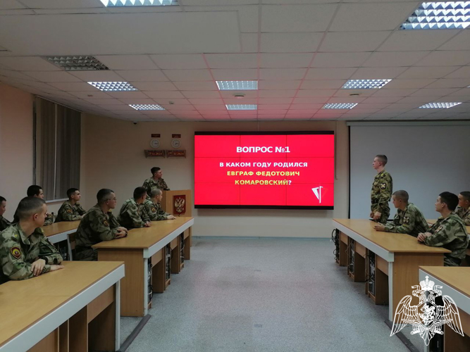 В курсантских подразделениях военного института проведен комплекс мероприятий, приуроченных к памятной дате в истории войск правопорядка