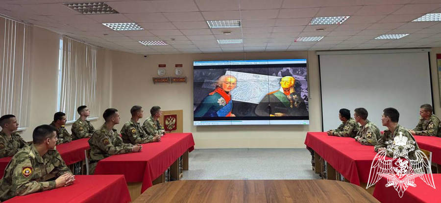 В курсантских подразделениях военного института проведен комплекс мероприятий, приуроченных к памятной дате в истории войск правопорядка