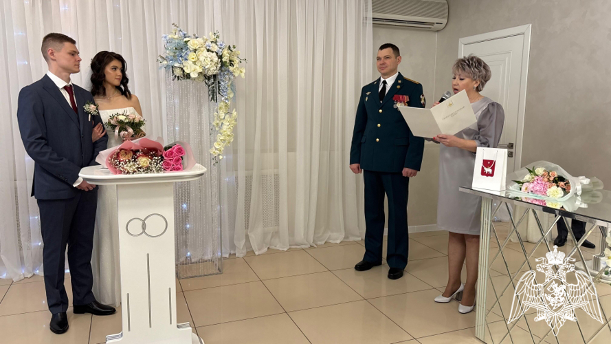 В Пермском военном институте прошли торжественные церемонии бракосочетания