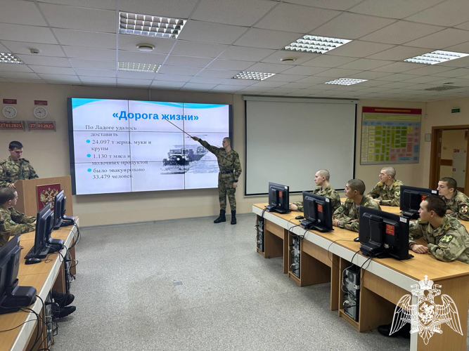 В военном институте проведен комплекс мероприятий, посвященный Дню воинской славы России: 27 января – День полного освобождения Ленинграда от фашистской блокады (1944 год)