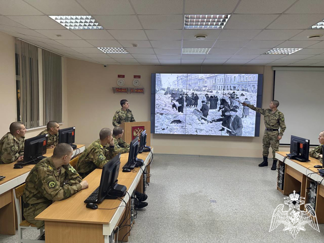 В военном институте проведен комплекс мероприятий, посвященный Дню воинской славы России: 27 января – День полного освобождения Ленинграда от фашистской блокады (1944 год)