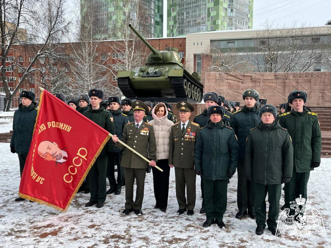 Курсанты и офицеры Пермского военного института приняли участие в конференции, посвященной 82-й годовщине создания Уральского добровольческого танкового корпуса