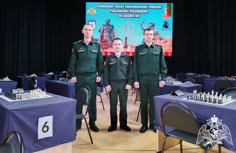 Военнослужащие Пермского военного института приняли участие в чемпионате войск национальной гвардии Российской Федерации по шахматам