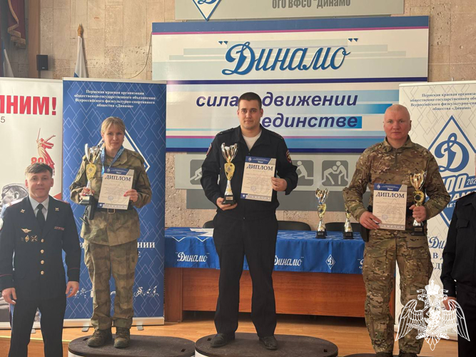 Военнослужащие Пермского военного института приняли участие в чемпионате ПКО ОГО ВФСО «Динамо» по стрельбе из боевого ручного стрелкового оружия