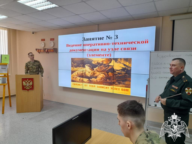 В Пермском военном институте на кафедре связи факультета (связи) проведено открытое занятие
