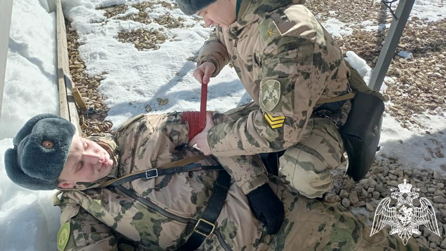 С курсантами факультета (связи) проведены практические занятия
