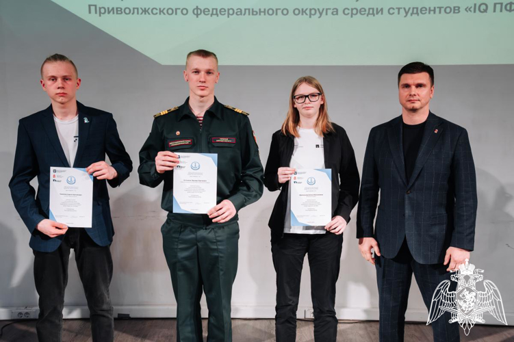 Курсанты Пермского военного института приняли участие в торжественной церемонии награждения победителей и призеров в Интеллектуальной Олимпиаде Приволжского федерального округа