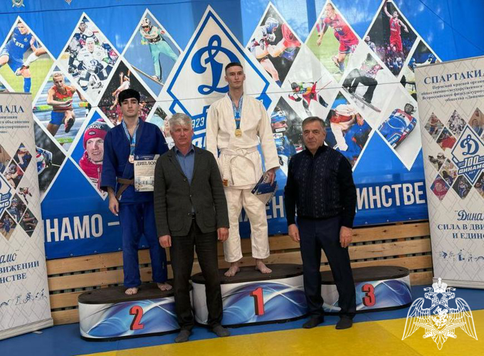 Военнослужащие Пермского военного института приняли участие в чемпионате ПКО ОГО ВФСО «Динамо» по дзюдо