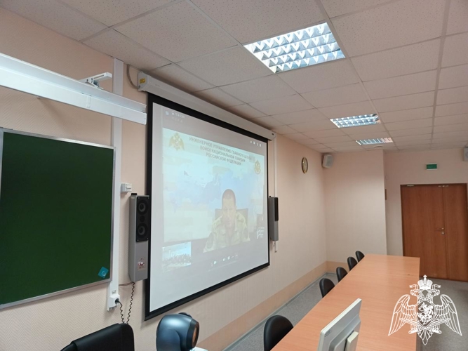 В Пермском военном институте состоялась видеоконференция с начальником инженерного управления Главного штаба войск национальной гвардии Российской Федерации