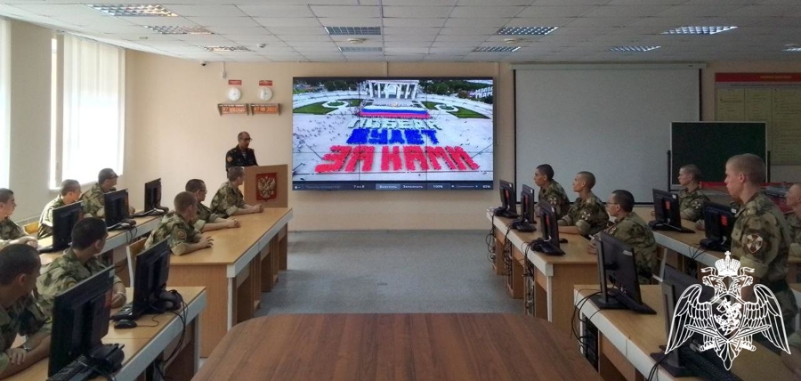 С курсантами военного института проведены мероприятия единого дня агитационно-пропагандистской работы