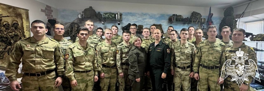 Курсанты факультета (тыла) посетили музей сотрудников СОБР «Стрелец»