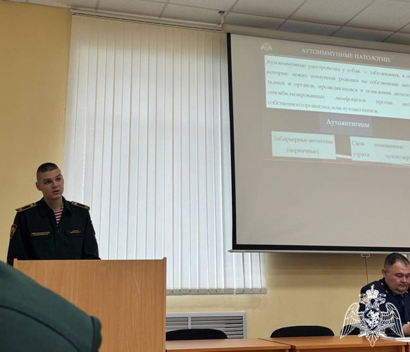 Курсанты факультета кинологического приняли участие в конференции «Актуальные проблемы собаководства в правоохранительных структурах и перспективы служебного собаководства — 2025»