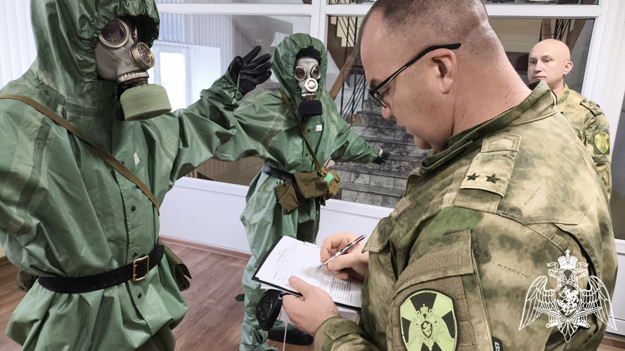 В Пермском военном институте прошла олимпиада, посвящённая 107-й годовщине образования войск радиационной, химической и биологической защиты