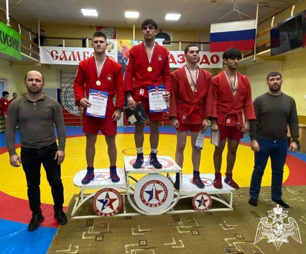 Военнослужащие Пермского военного института приняли участие в чемпионате Пермского края по боевому самбо
