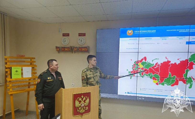 На факультете (связи) проведено мероприятие, направленное на укрепление дорожно-транспортной дисциплины