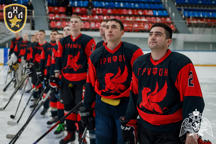 Команда военного института по хоккею с шайбой провела очередную игру чемпионата Офицерской хоккейной лиги в Пермском крае сезона 2025–2026 года