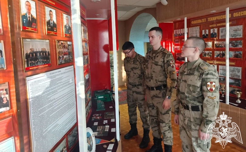 В преддверии исторической даты в летописи войск правопорядка в военном институте проходит комплекс мероприятий военно-политической работы
