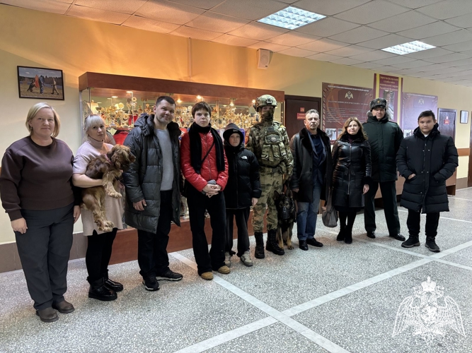 В Пермском военном институте Росгвардии состоялась экскурсия для детей, подопечных Пермского филиала Государственного фонда «Защитники Отечества»