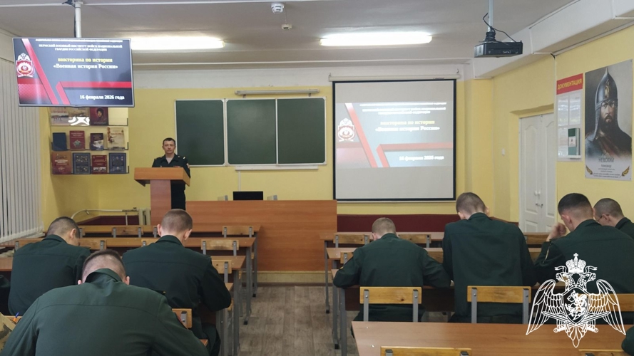 На кафедре военной педагогики и психологии проведена викторина «Военная история России»