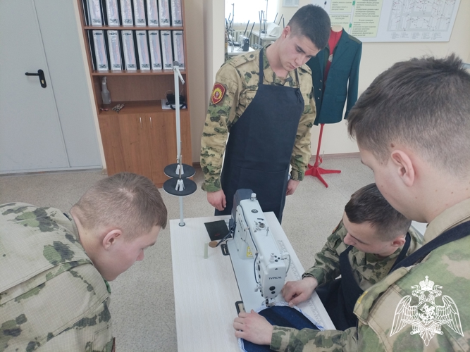 В Пермском военном институте войск национальной гвардии Российской Федерации проведена олимпиада «Лучший по профессии «Портной»