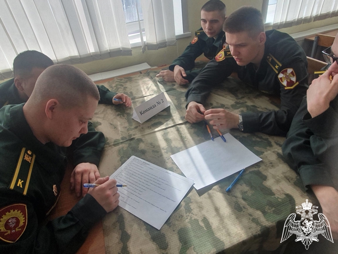 На факультете (кинологическом) проведен конкурс «Кинолог войск национальной гвардии Российской Федерации