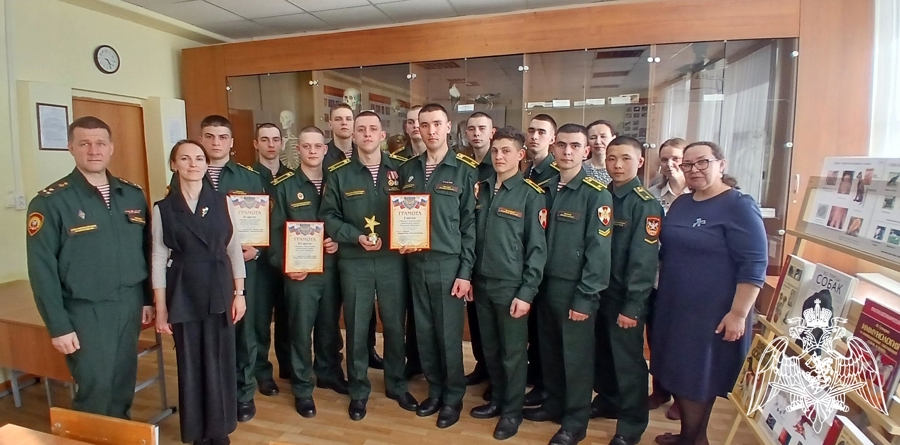 На факультете (кинологическом) проведен конкурс «Кинолог войск национальной гвардии Российской Федерации