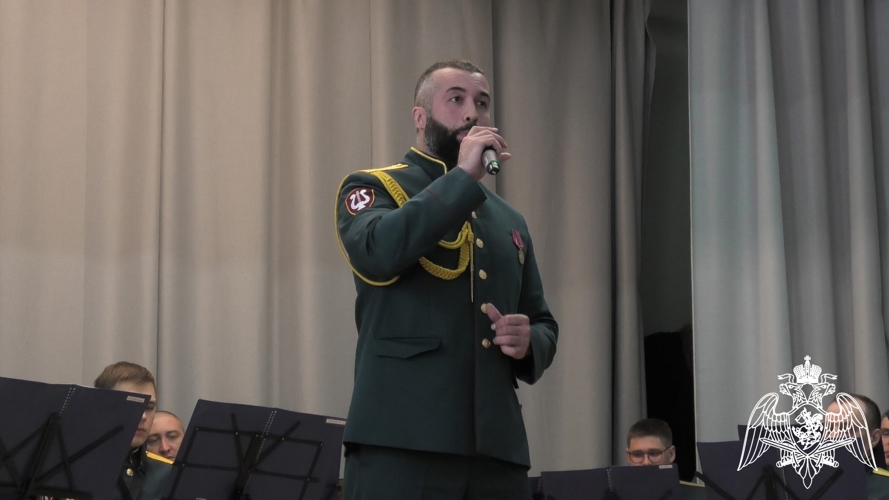 В поселке Кривец Пермского края состоялся концерт военного оркестра Пермского военного института