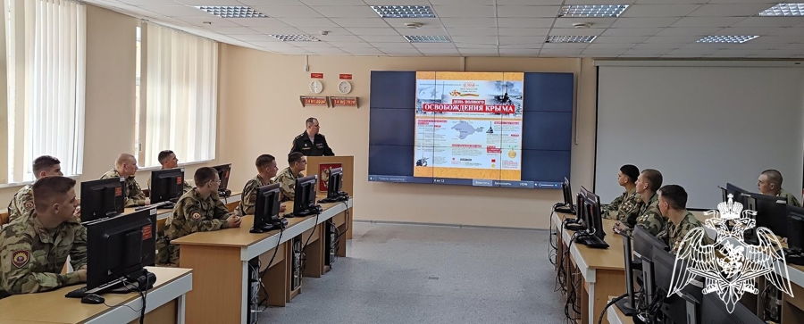 В Пермском военном институте проведено военно-политическое информирование, посвященное важному событию в военной истории России: «12 мая 1944 года – день освобождения Крыма»