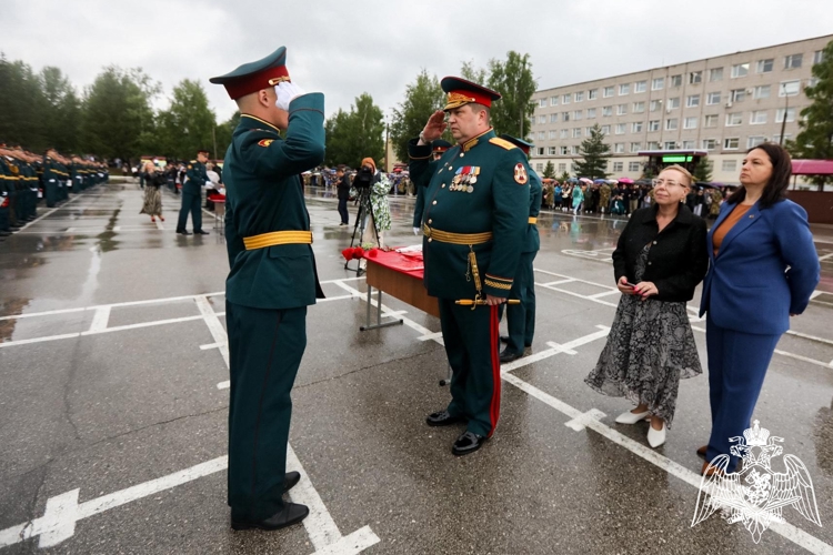 В Пермском военном институте Росгвардии состоялся юбилейный 40-й выпуск офицеров.