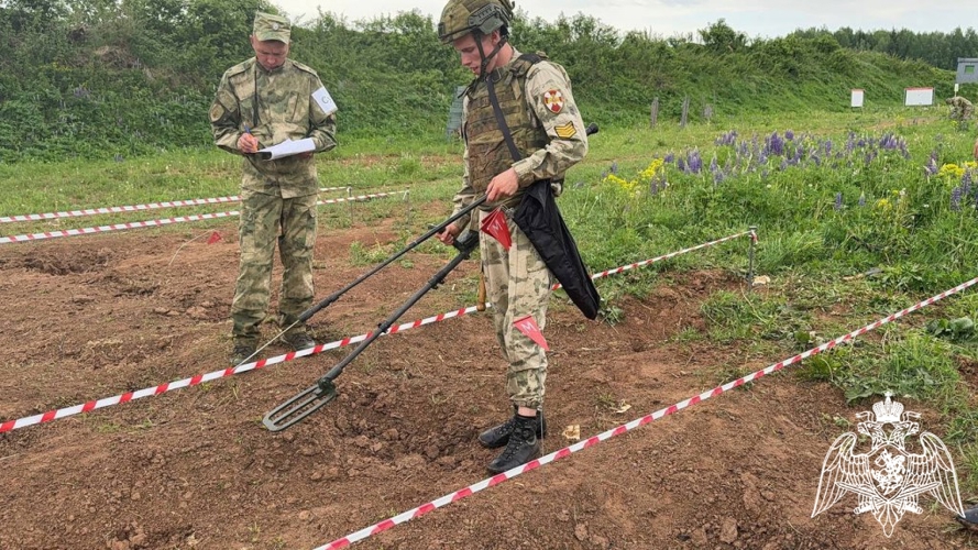 Конкурс на звание «Лучший по профессии «Сапер» Пермского военного института войск национальной гвардии Российской Федерации»