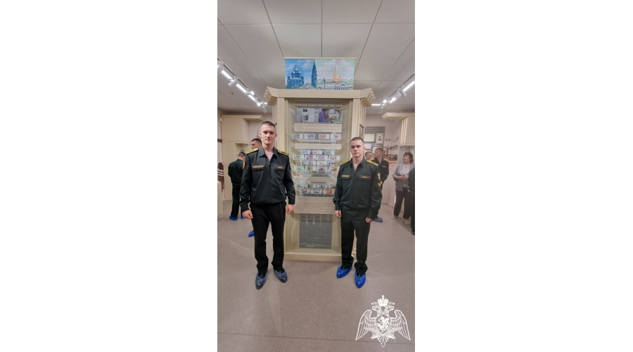 Курсанты Пермского военного института в рамках изучения дисциплины «Экономика» посетили музей Пермской печатной фабрики «Гознак»