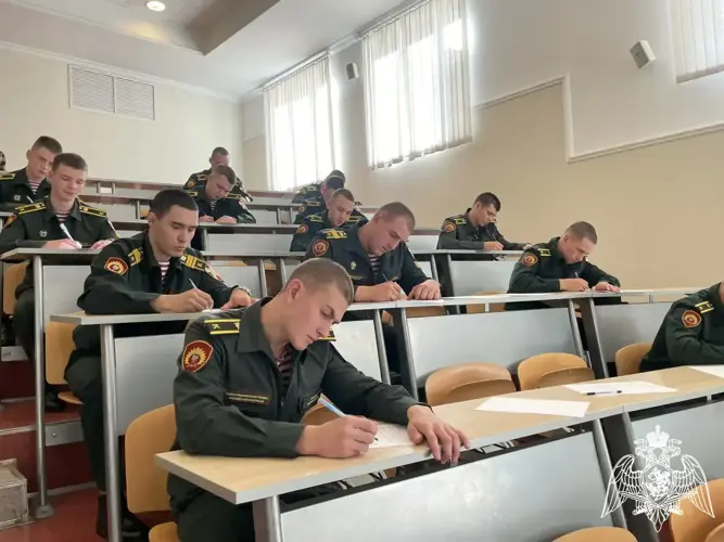 Курсанты Пермского военного института приняли участие в студенческой олимпиаде «Луч в науку»
