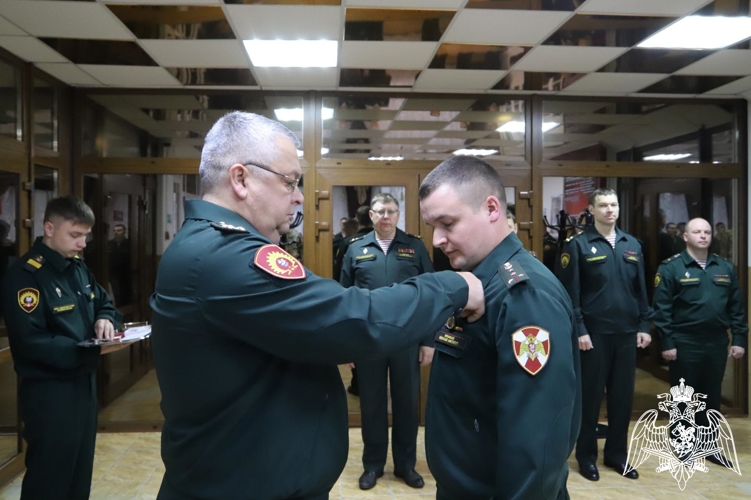 В Пермском военном институте Росгвардии прошло награждение личного состава